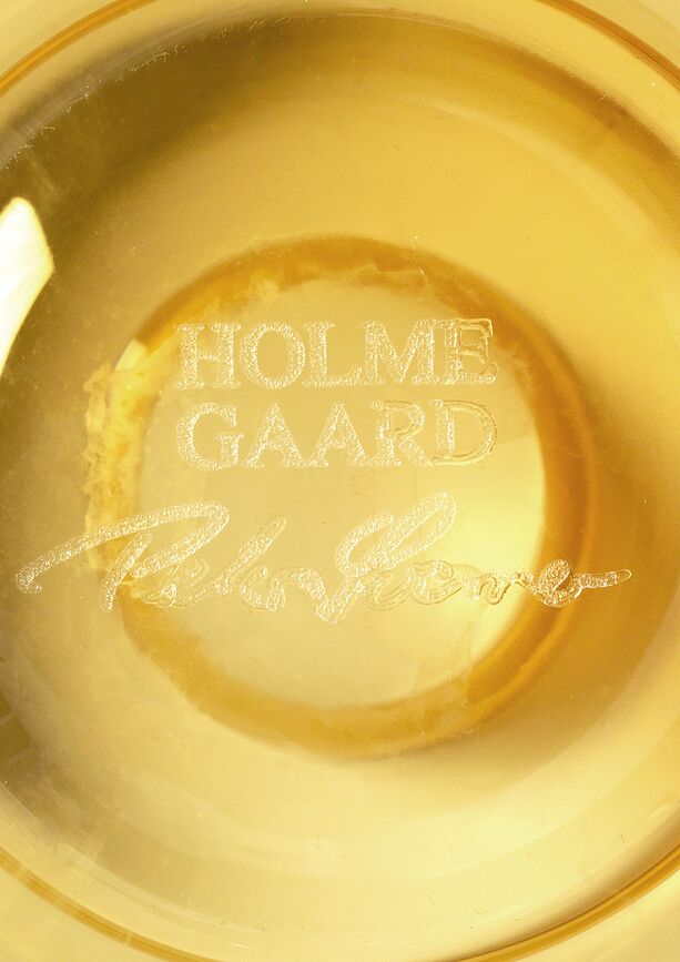 Jarrón Calabas, 16 cm, ámbar