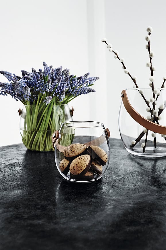 Jarrón transparente Design With Light, 16 cm