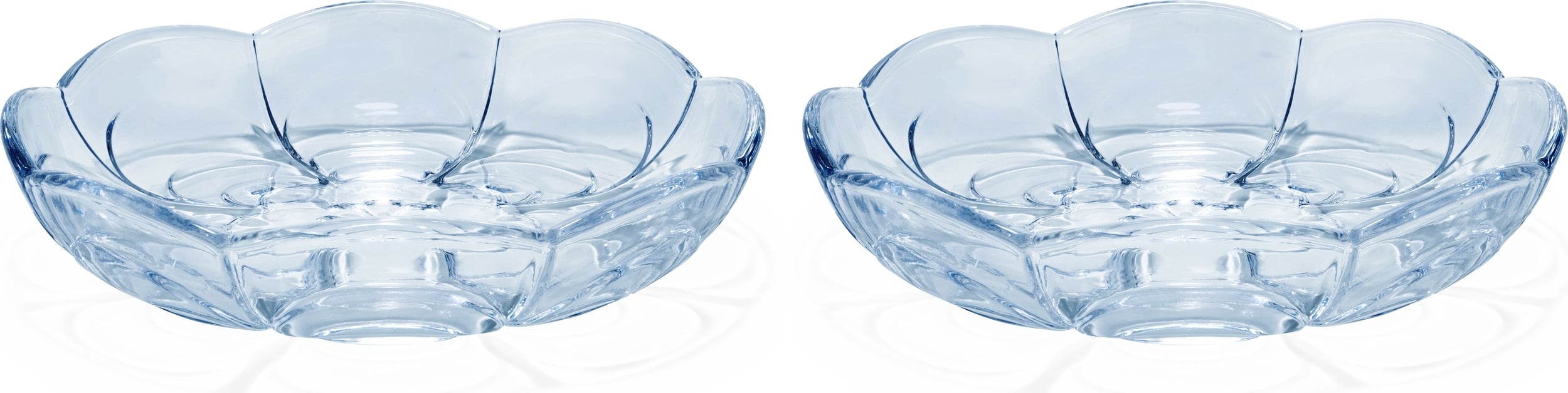 Lily Dessertteller 16 cm niedrig blau 2 St.