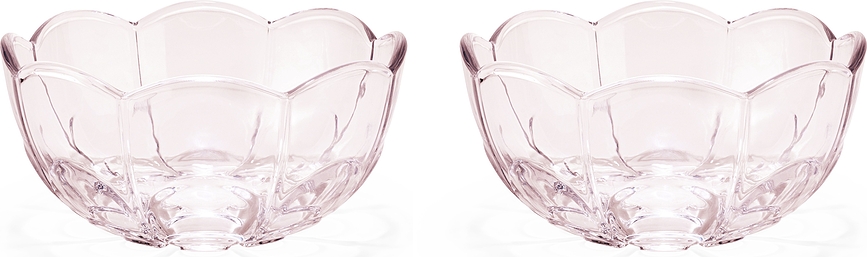 Lily Skålar 13 cm, rosa, 2 st