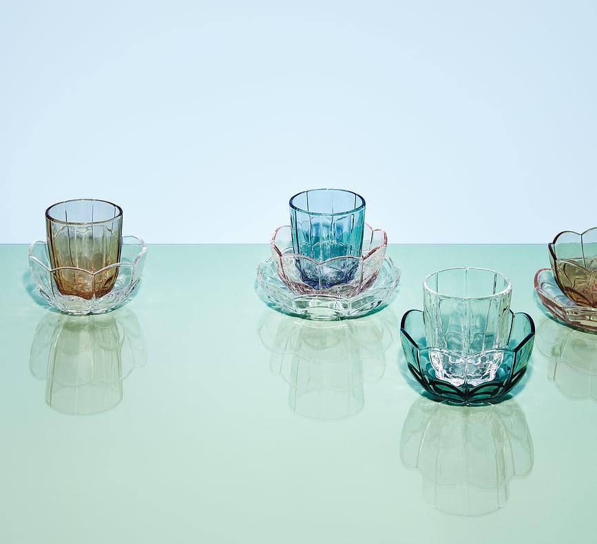 Lily Sklede, 13 cm, roza, 2 kosa