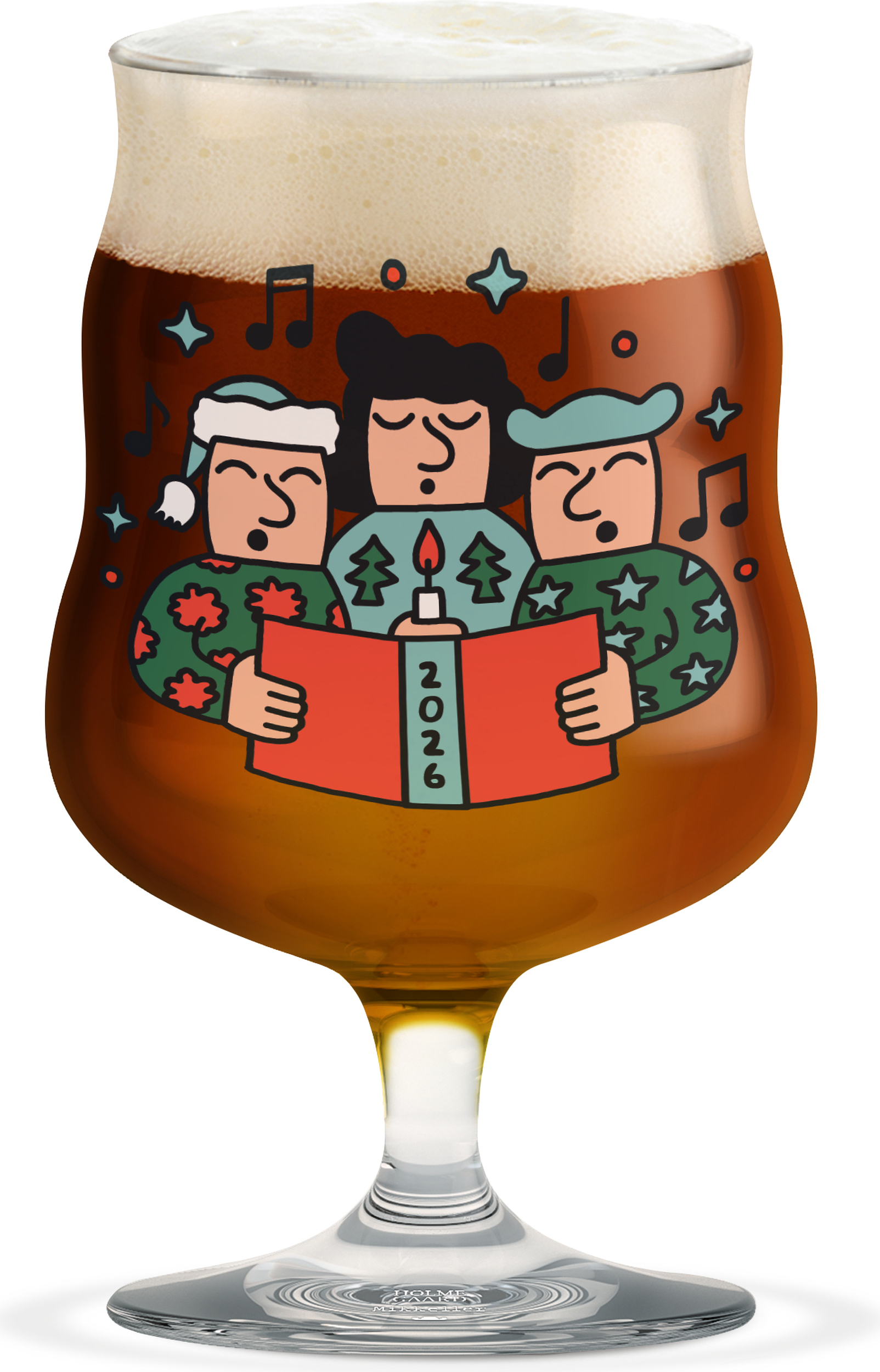 Mikkeller Christmas 2026 Bierglas 400 ml