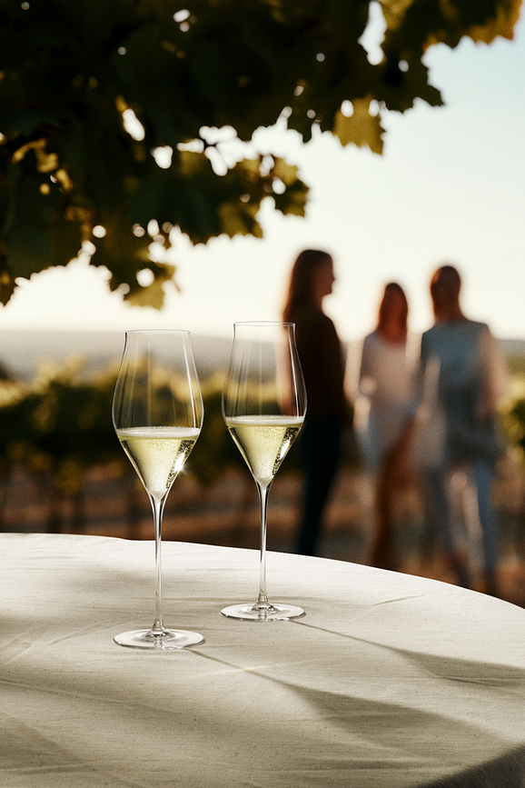 Notes Kozarci za šampanjec, 2 kosa