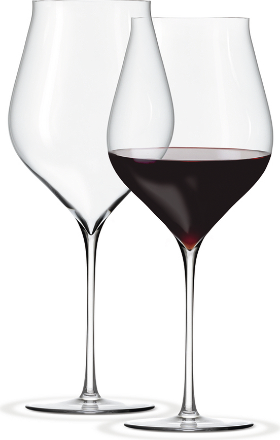 Notes Verres à vin rouge, Lot de 2