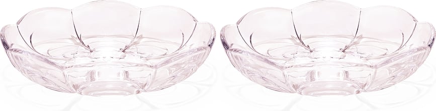 Piatti per dessert Lily bassi 16 cm rosati 2 pz.