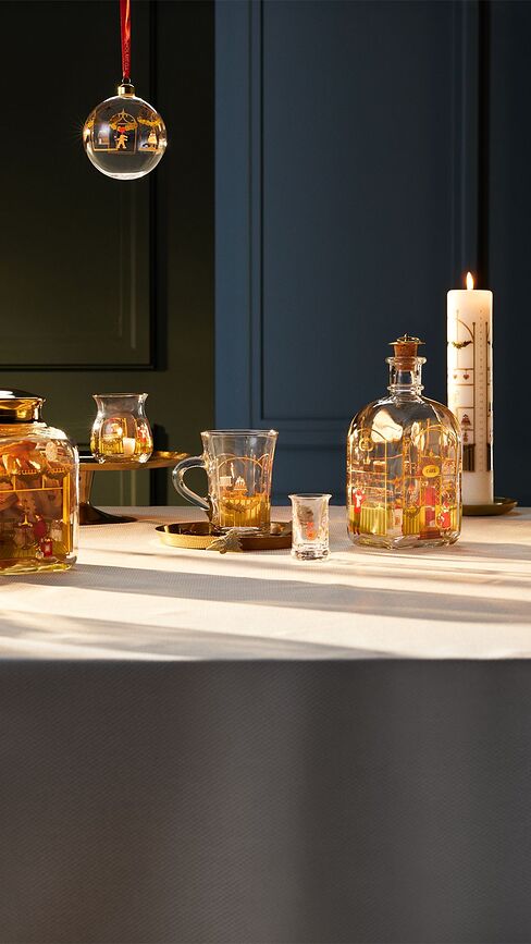 Portavelas para velas de té Holmegaard Christmas 2023, Set de 2 unidades