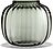 Primula Vase bas 17,5 cm, en verre fumé