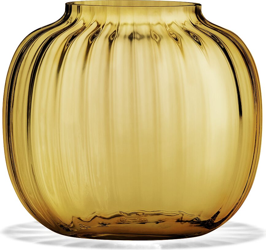 Primula Vase bas, ambré