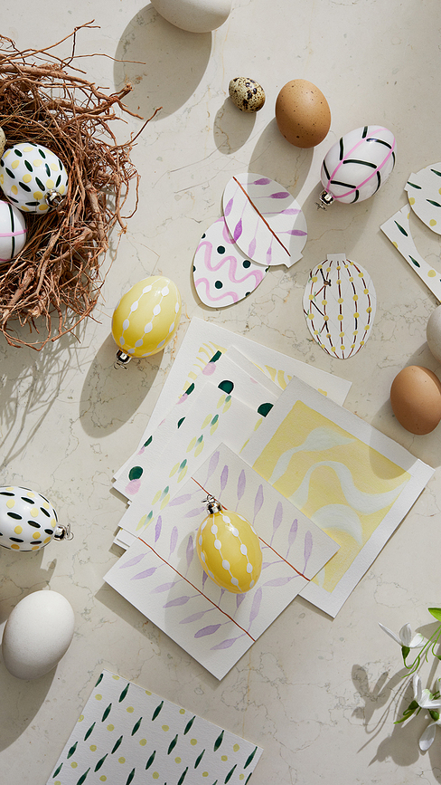 Souvenir Easter Suspension Décorative 7,5 cm, jaune