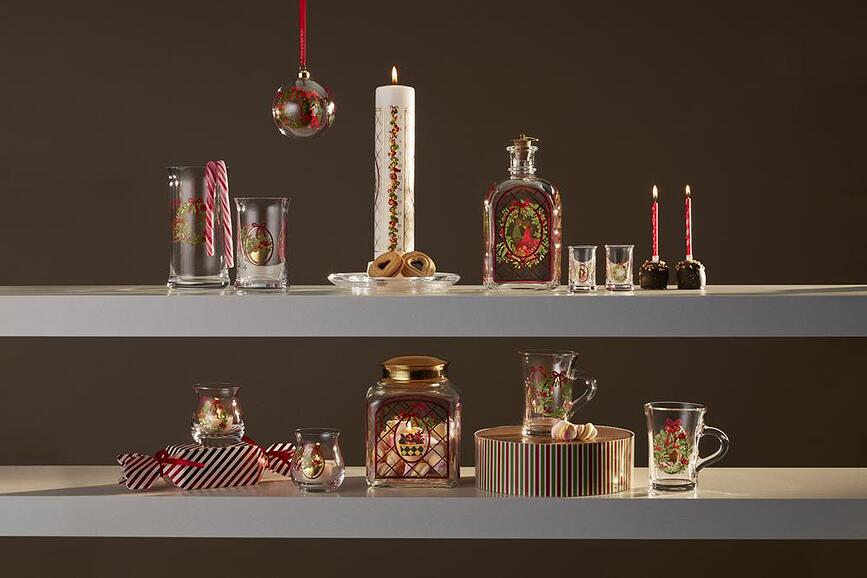 Vaso de cerveza Holmegaard Navidad, Colección 2025