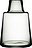 Vaso Flora 12 cm vetro fumé