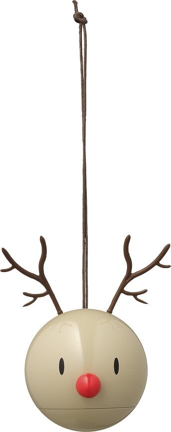 Bolas de Navidad Xmass Bumble, renos, color latte, 2 unidades