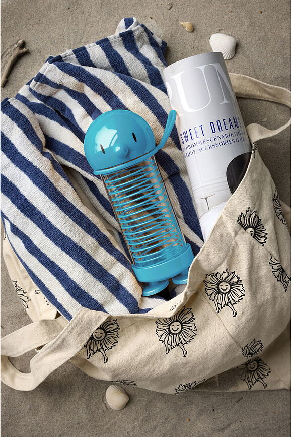 Botella para bebidas Bumble 400 ml, roja