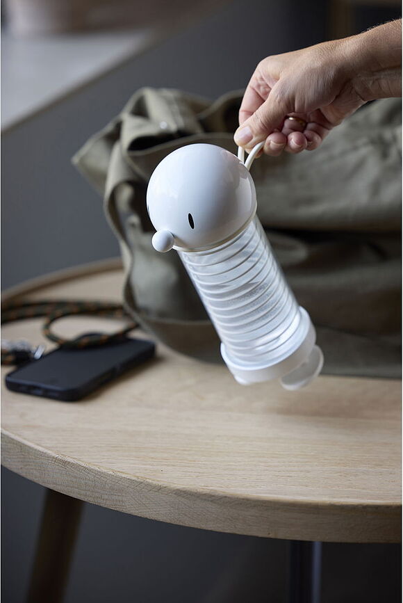 Botella para bebidas Bumble 400 ml, roja