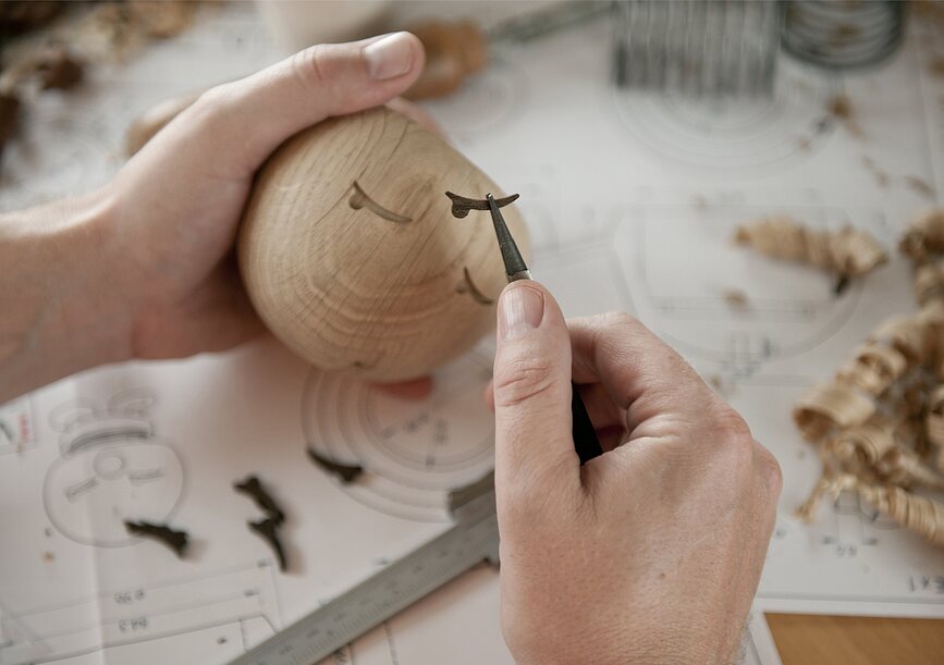 Classic Bimble Figurica S, hrast