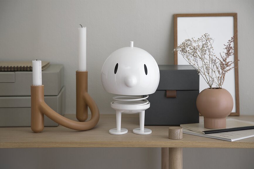 Classic Bumble XL Figurine, blanche