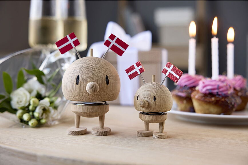 Διακοσμητική φιγούρα Celebration Bumble Denmark M, φυσική δρυς