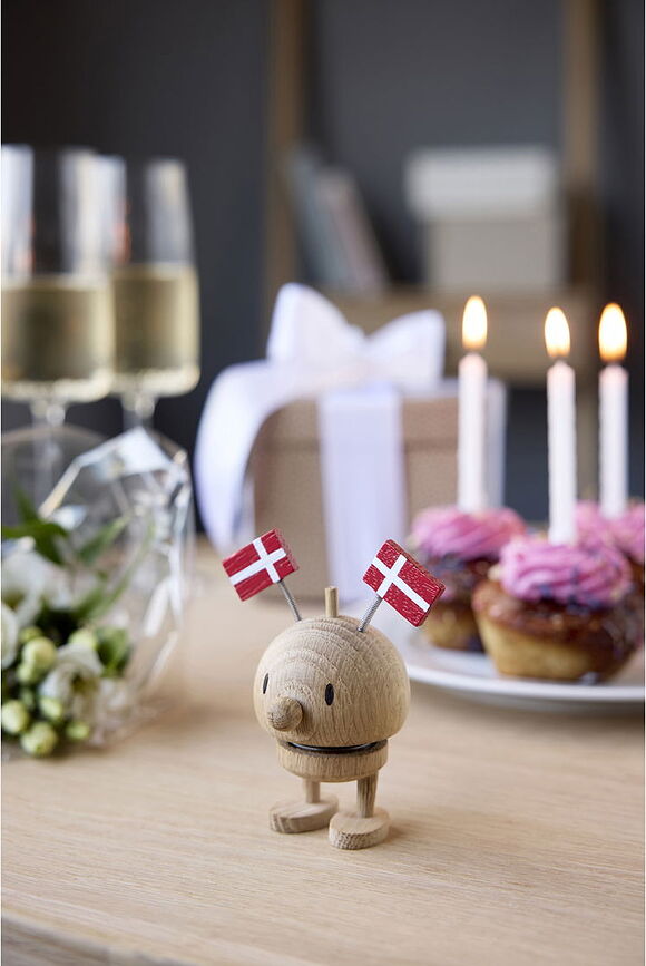 Διακοσμητική φιγούρα Celebration Bumble Denmark M, φυσική δρυς