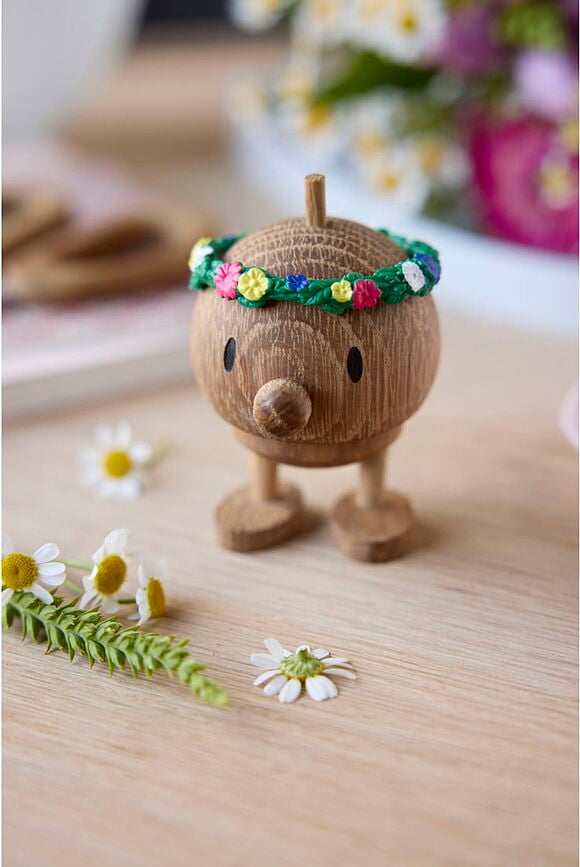 Figur Flower Bumble S, naturlig ek