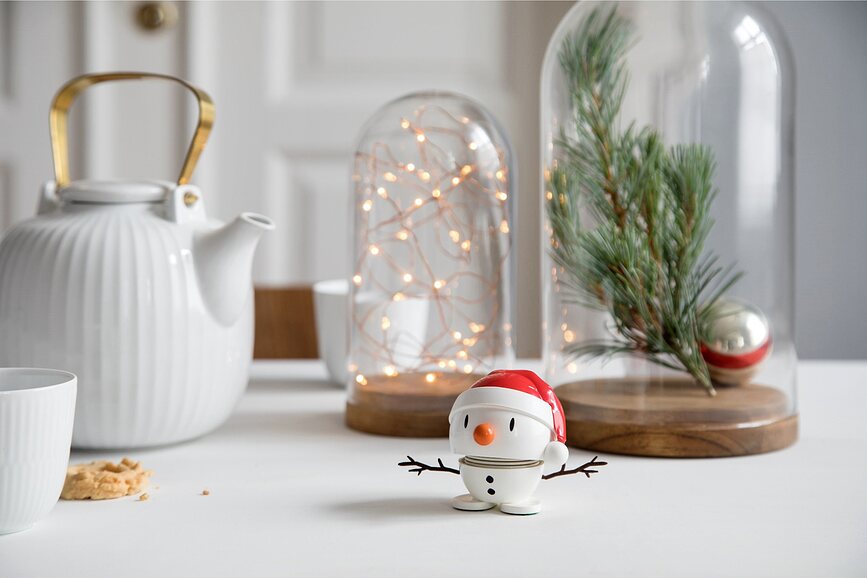 Figura de Muñeco de Nieve Xmass Santa, pequeña