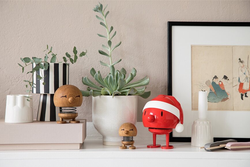 Figura Papá Noel Xmass Bumble, pequeña, roja