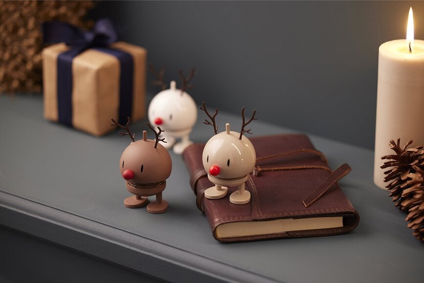 Figura reno Xmass Soft Bumble, talla S, color chocolate