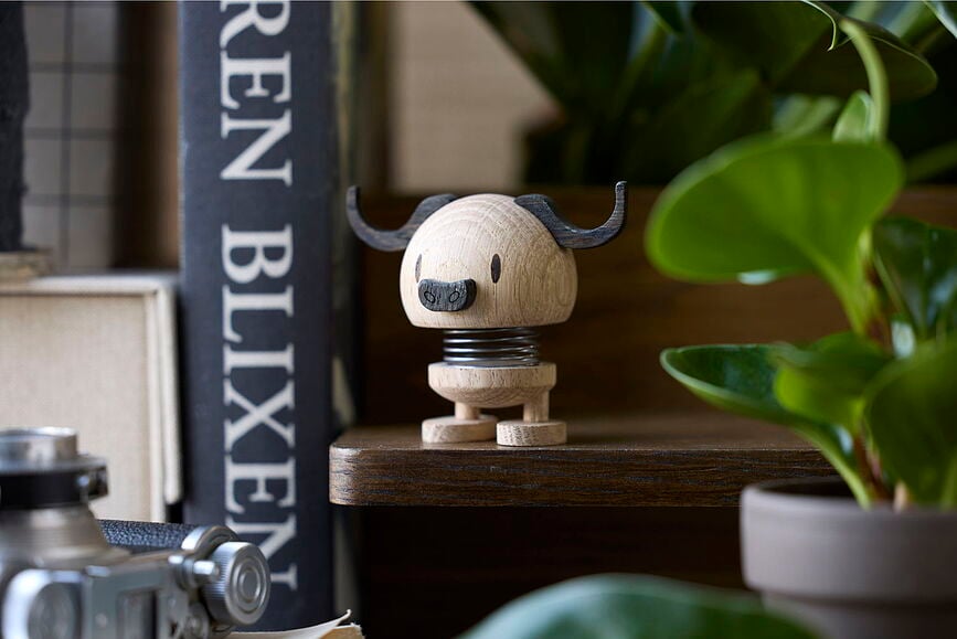 Figura de roble Hoptimist Animal, diseño conejo