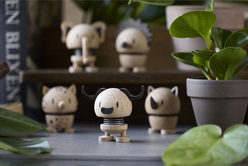 Figura de roble Hoptimist Animal, diseño conejo