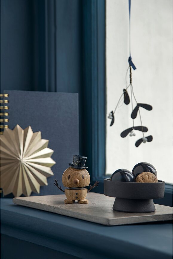 Figura de roble Muñeco de Nieve Xmass, tamaño S