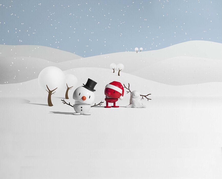 Figura navideña Xmass, muñeco de nieve, talla S