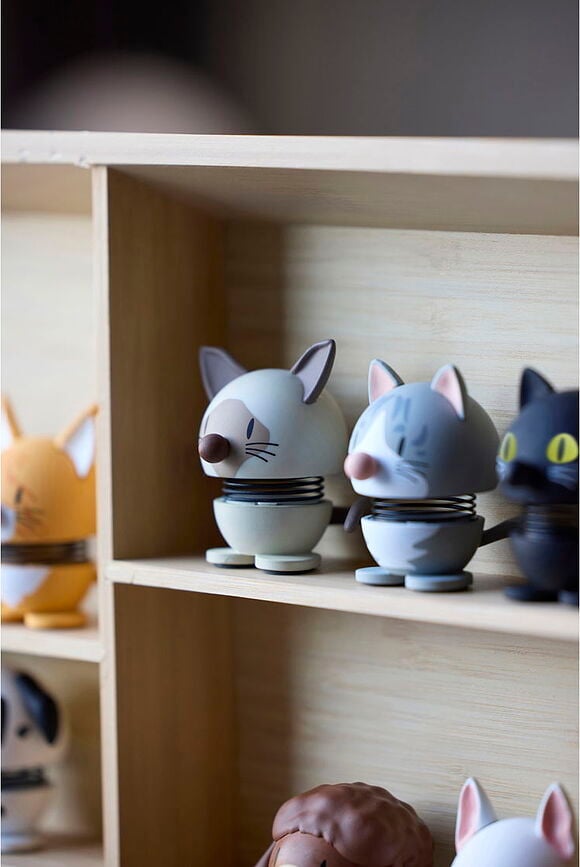 Figura Hoptimist Cat Breed atigrado XS, naranja