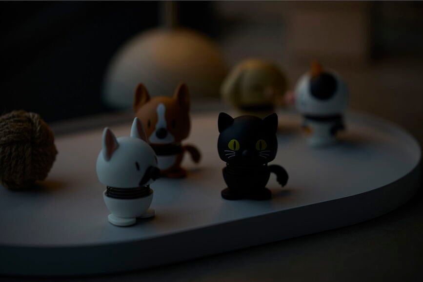 Figura Hoptimist Cat Breed atigrado XS, naranja