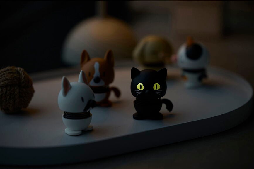 Figura Hoptimist Cat Breed atigrado XS, naranja