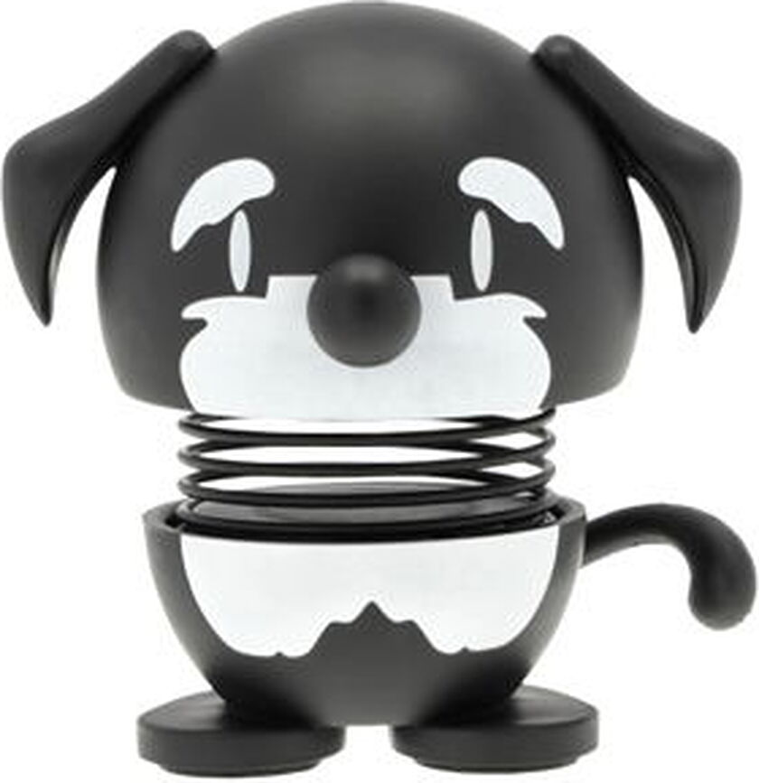 Figurine Hoptimist Dog Breed schnauzer XS, noir