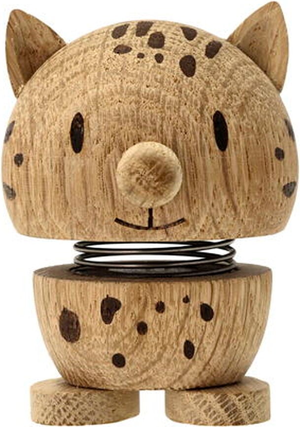 Hoptimist Animal figura, leopárd, tölgy
