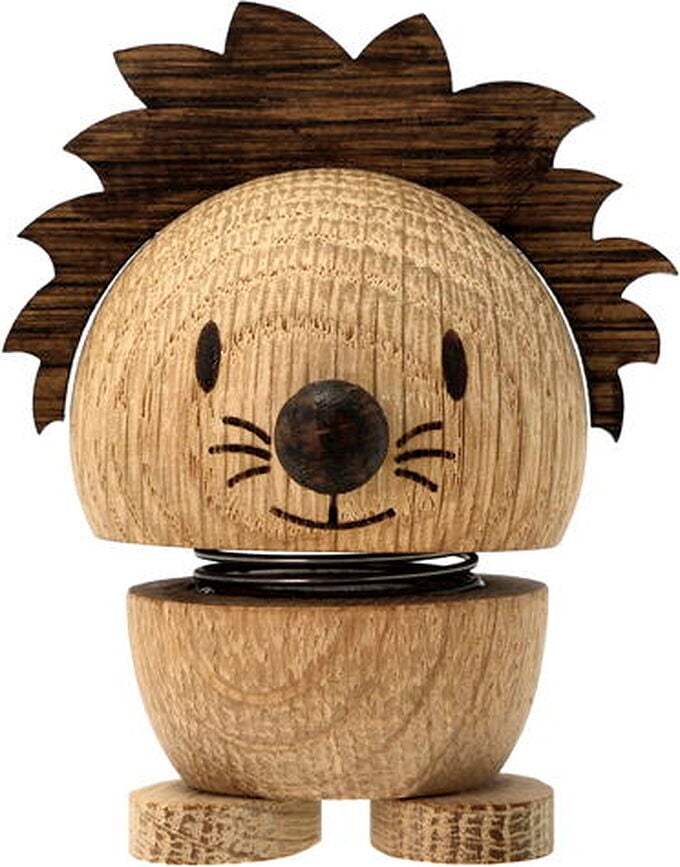 Hoptimist Animal figura, oroszlán, tölgy