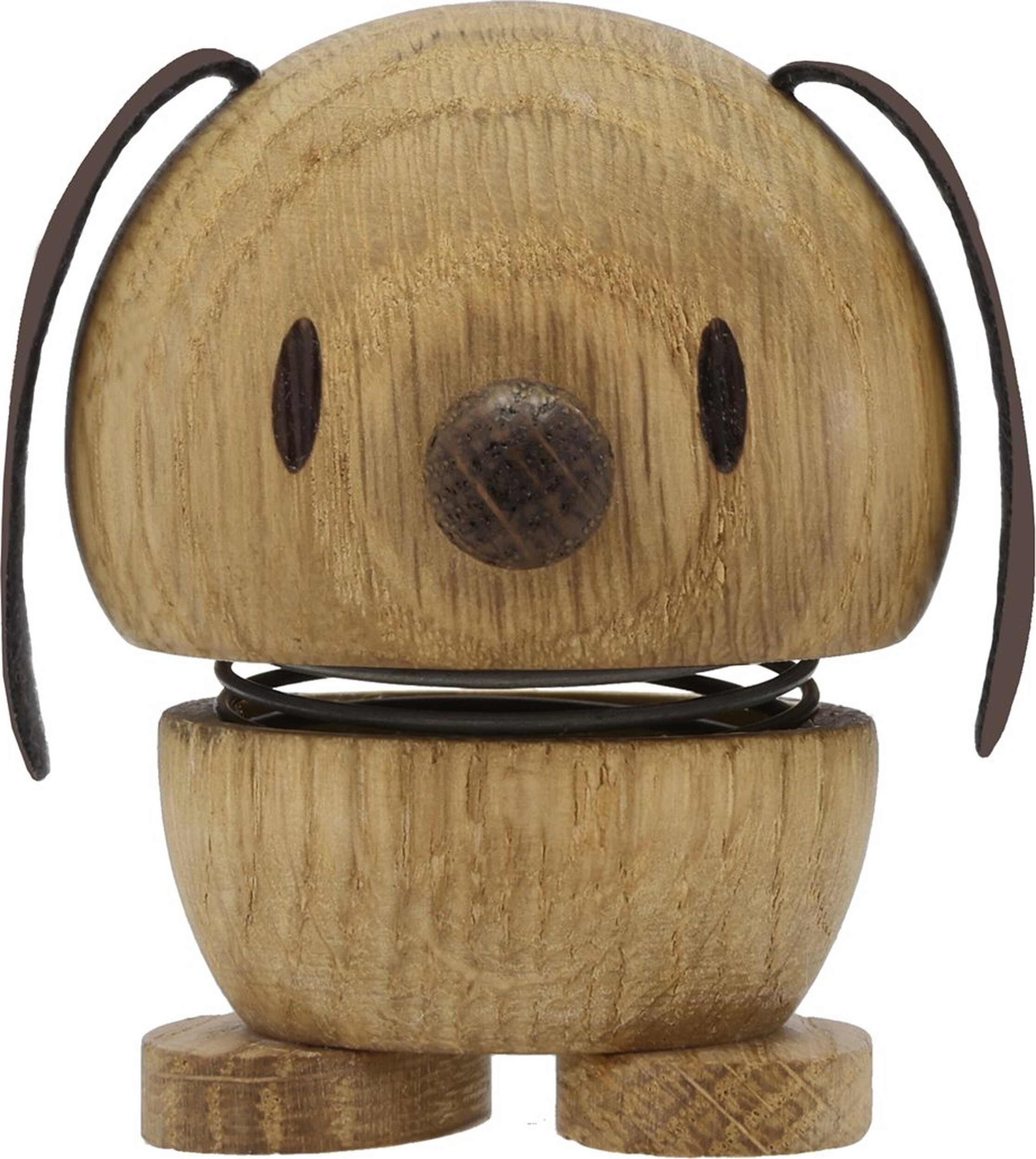 Hoptimist Animal Kleine Figur Hund Eiche