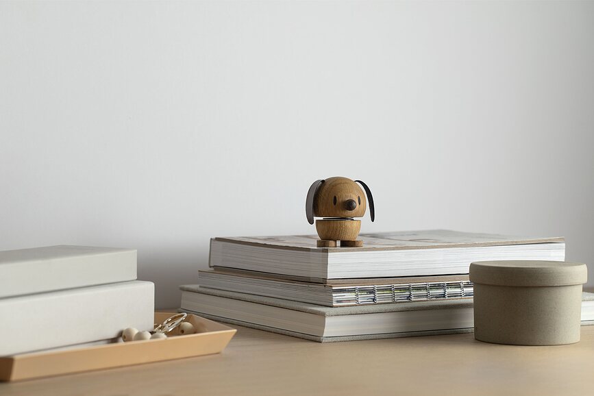 Hoptimist Animal Φιγούρα γάτα, δρύινο