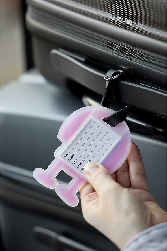 Hoptimist Pendentif pour sac à dos, rose