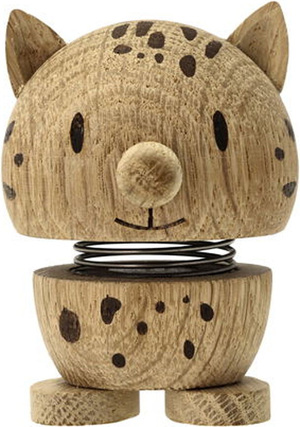 Hoptimist Figurica leopard S, naraven hrast
