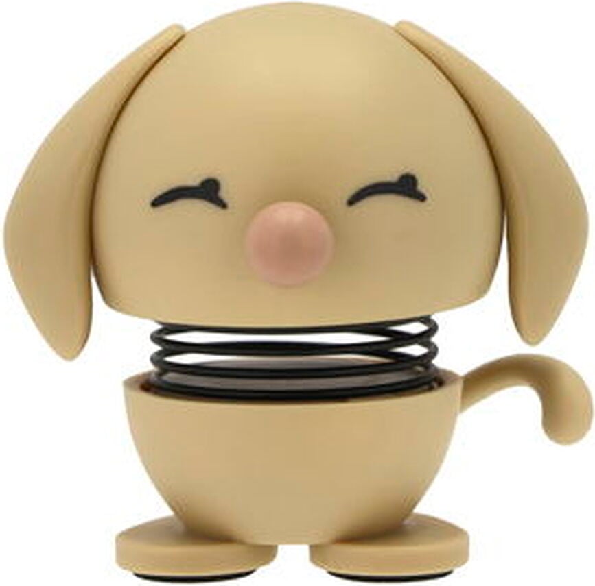 Hoptimist Figurica retriever XS bež plastika