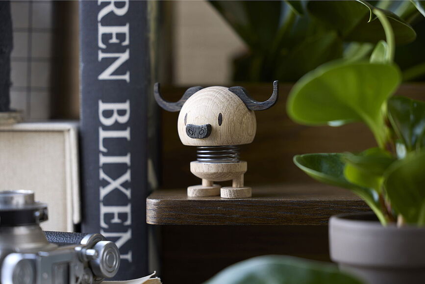 Hoptimist Figurica slon S, naraven hrast