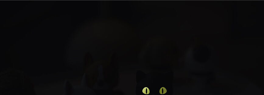 Hoptimist Figurka mačka XS crna