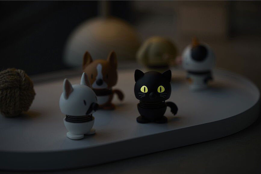 Hoptimist Figurka mačka XS crna