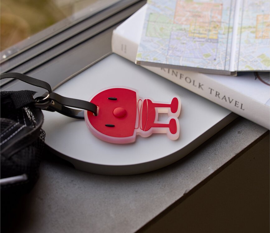 Hoptimist Obesek za nahrbtnik, roza