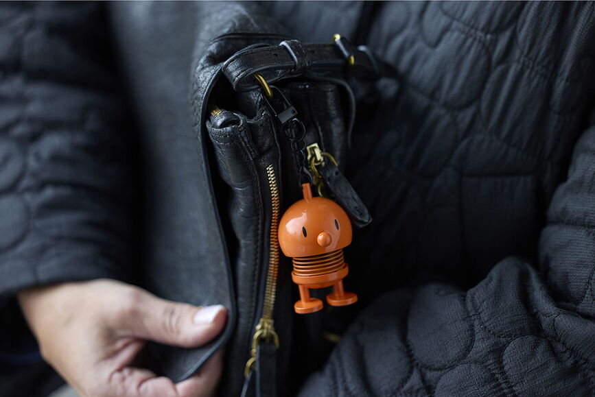 Hoptimist Obesek za torbico XS, rdeč