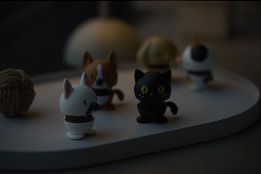 Hoptimist Φιγούρα γαλλικό μπουλντόγκ XS, λευκή