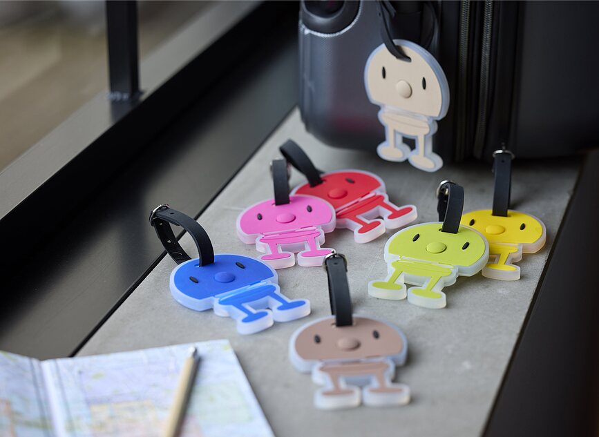 Hoptimist Privjesak za ruksak ružičasti