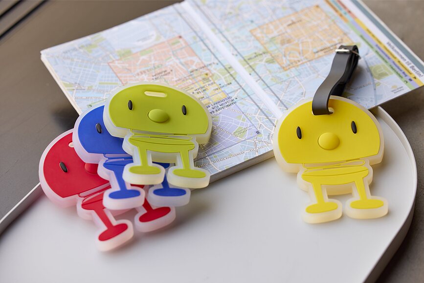 Hoptimist Privjesak za ruksak ružičasti