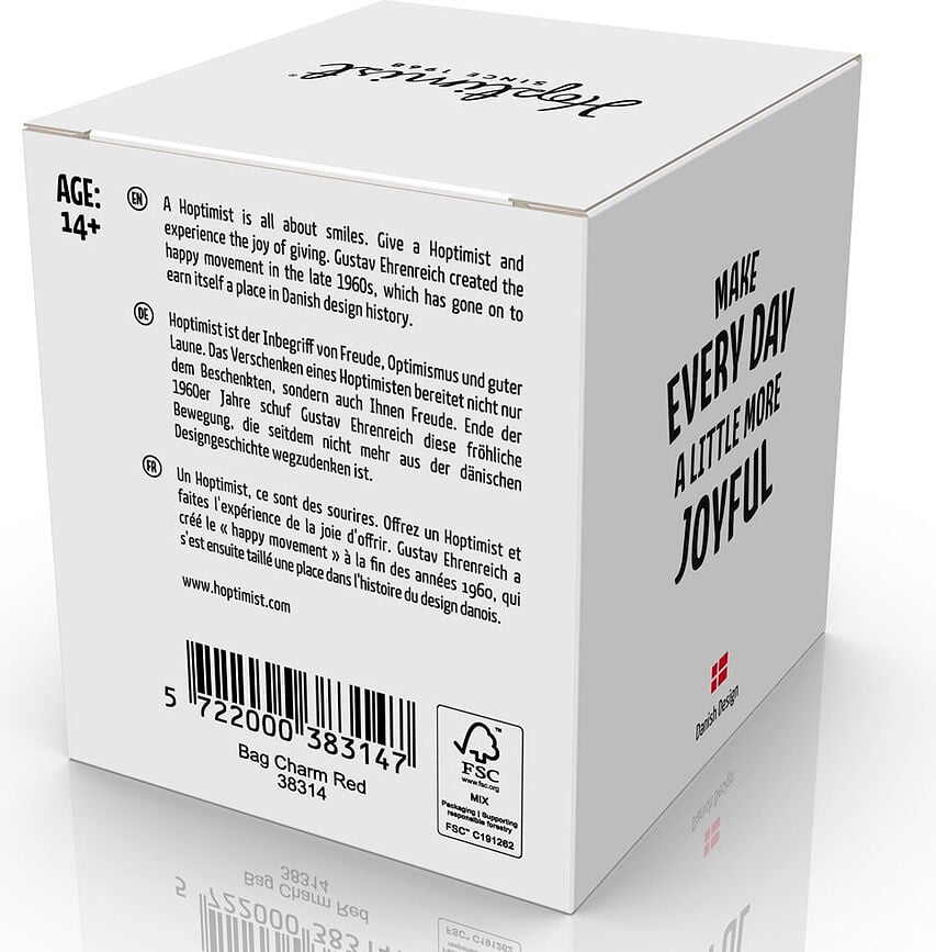 Hoptimist Privjesak za torbu XS žuti